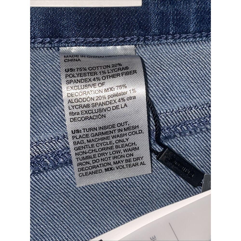 Embellished Embroidered Chico’s NWT Women’s Jeans Wide Leg Size 4R / US 20R - Picture 9 of 13